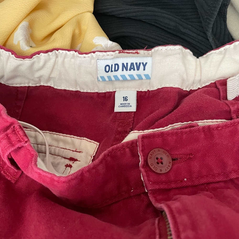 Red cargo pants - Picture 3 of 3